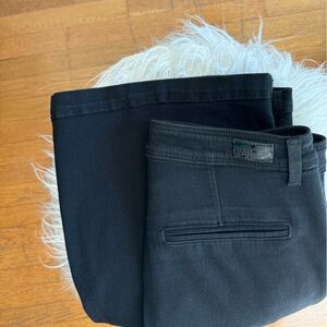 PAIGE Leenah Wide Leg in Black Widow 32” Inseam